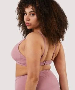 Deja Day Second Skin Rose Recycled Crop Top Bra