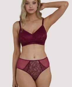 Deja Day Emma Merlot Wine High Waist Brief