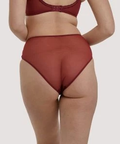 Deja Day Emma Merlot Wine High Waist Brief
