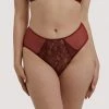 Deja Day Emma Merlot Wine High Waist Brief