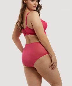 Deja Day Emma Pink Highwaist Brief