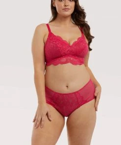 Deja Day Emma Pink Highwaist Brief