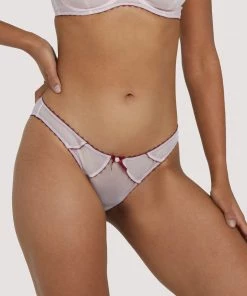 Deja Day Grace Dusty Pink And Wine Brief