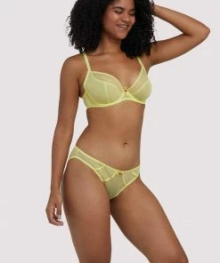 Deja Day Grace Lemon Yellow Brief Outlet