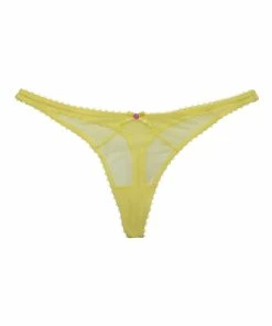 Deja Day Grace Lemon Yellow Thong Outlet