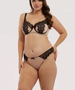 Deja Day Rosalyn Black And Blush Brazillian Brief 38 Deja Day Rosalyn Black And Blush Brazillian Brief