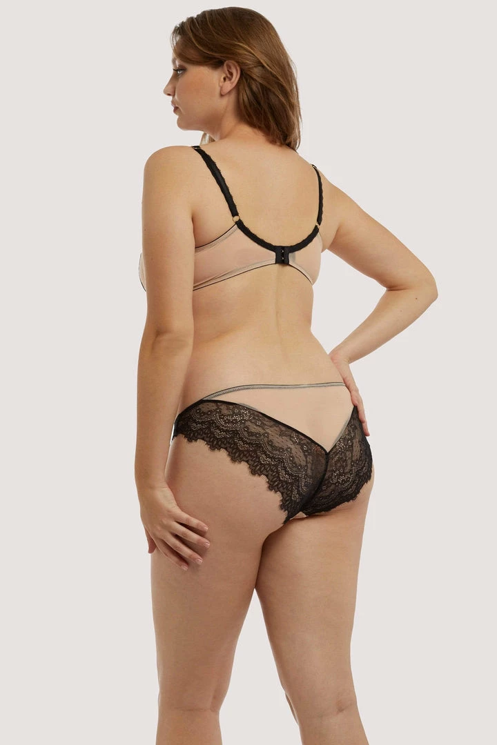 Deja Day Rosalyn Black And Blush Brazillian Brief 11 Deja Day Rosalyn Black And Blush Brazillian Brief