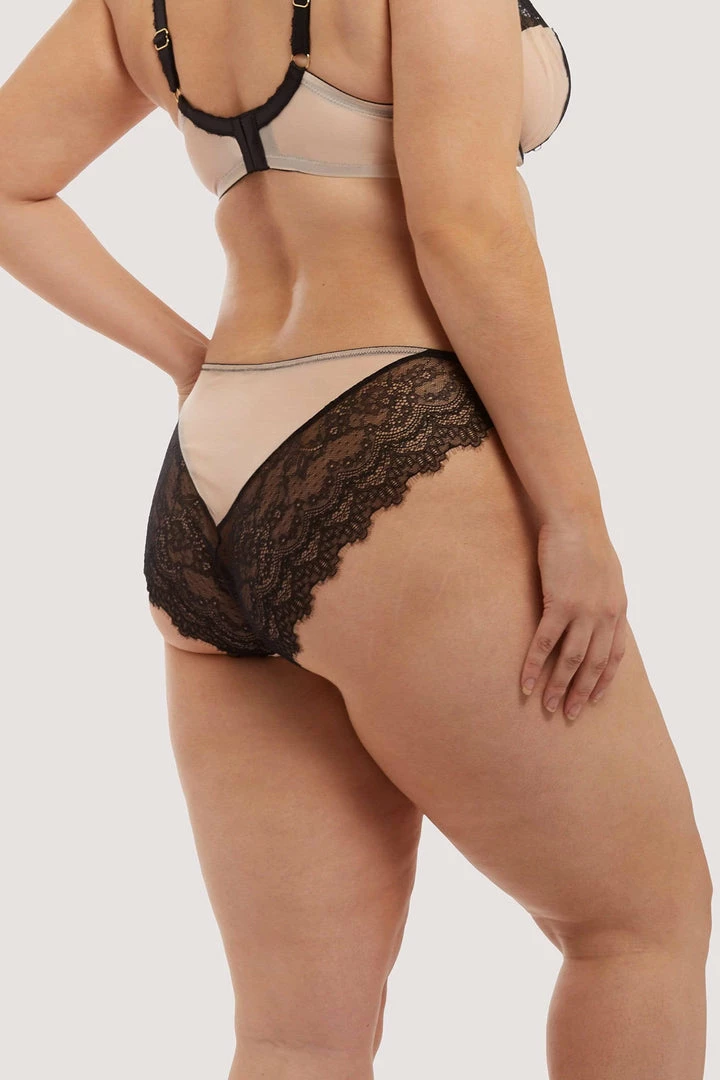 Deja Day Rosalyn Black And Blush Brazillian Brief 18 Deja Day Rosalyn Black And Blush Brazillian Brief