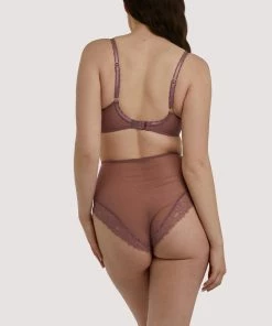 Deja Day Rosalyn Mocha High Waist Brief 13 Deja Day Rosalyn Mocha High Waist Brief