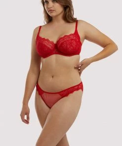 Deja Day Rosalyn Red Brazilian Brief