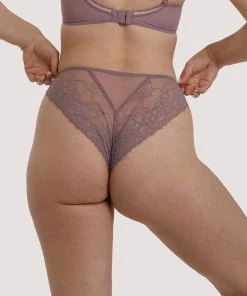 Deja Day Outlet Sophia Heather Purple Brazilian Brief