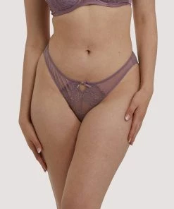 Deja Day Outlet Sophia Heather Purple Brazilian Brief