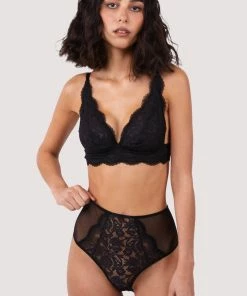 Deja Day Laura Black High Waisted Brief