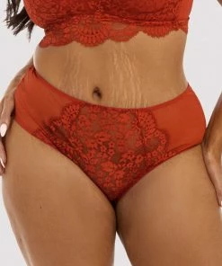 Deja Day Everyday Lingerie Emma Ginger High Waisted Brief