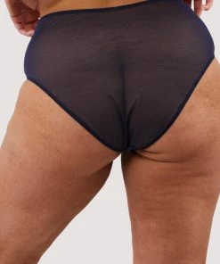 Deja Day Emma Navy High Waisted Brief