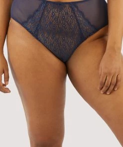 Deja Day Emma Navy High Waisted Brief