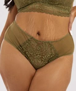 Deja Day Emma Olive Highwaist Brief