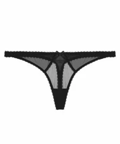 Deja Day Grace Black Thong