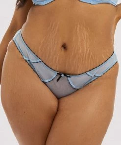 Deja Day Outlet Grace Lavender Mesh Thong