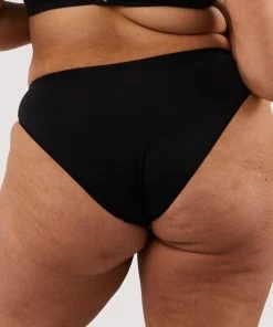 Deja Day Second Skin Black Recycled Brief