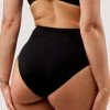 Deja Day Second Skin Black Recycled Highwaist Brief