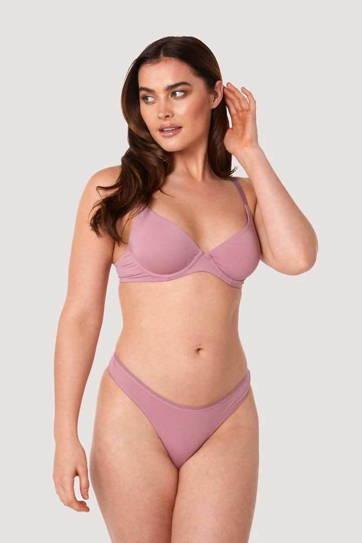 Deja Day Second Skin Rose Recycled Thong 13 Deja Day Second Skin Rose Recycled Thong