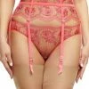 Dita Von Teese Lingerie Evelina Blood Orange Suspender
