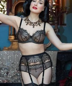 Dita Von Teese Lingerie Black Fantastique Bra