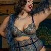 Dita Von Teese Lingerie Evelina Blue Curve Bra Plunge Bras 1 Dita Von Teese Lingerie Evelina Blue Curve Bra Plunge Bras