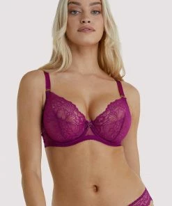 Dita Von Teese Lingerie Fiamma Magenta Bra
