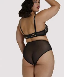 Dita Von Teese Lingerie Outlet Millicent Leopard Plunge Curve Bra