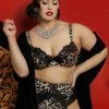 Dita Von Teese Lingerie Outlet Millicent Leopard Plunge Curve Bra