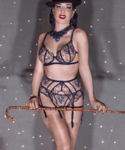 Dita Von Teese Lingerie Queens Blue Femmoiselle Bra
