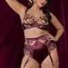 Dita Von Teese Lingerie Outlet Rosabelle Dark Cherry Curve Bra