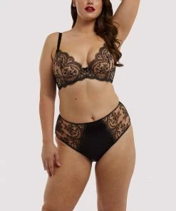 Dita Von Teese Lingerie Balconette Bras Severine Black Curve Bra