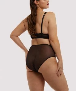 Dita Von Teese Lingerie Balconette Bras Severine Black Curve Bra