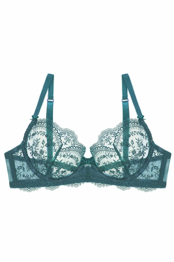 Dita Von Teese Lingerie Outlet Severine Shady Spruce Bra 8 Dita Von Teese Lingerie Outlet Severine Shady Spruce Bra