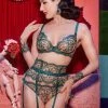 Dita Von Teese Lingerie Outlet Severine Shady Spruce Bra