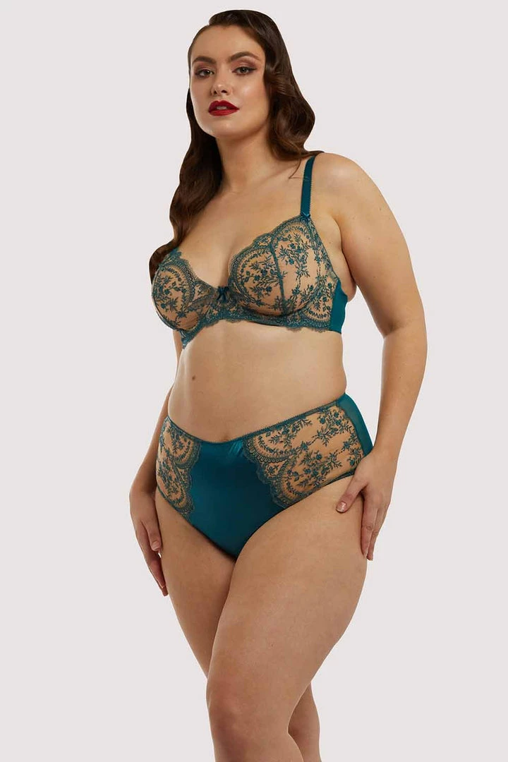 Dita Von Teese Lingerie Severine Shady Spruce Curve Bra Balconette Bras 7 Dita Von Teese Lingerie Severine Shady Spruce Curve Bra Balconette Bras