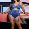 Dita Von Teese Lingerie Plus Size Bras Vedette Capri Blue Underwire Curve Bra 1 Dita Von Teese Lingerie Plus Size Bras Vedette Capri Blue Underwire Curve Bra
