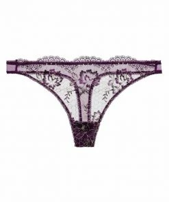 Dita Von Teese Lingerie Outlet Evelina Aubergine G-String 15 Dita Von Teese Lingerie Outlet Evelina Aubergine G-String