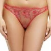 Dita Von Teese Lingerie Evelina Blood Orange G-String Knickers
