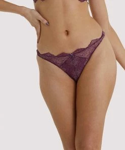 Dita Von Teese Lingerie Lurex Amythest Brief Outlet