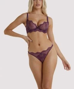 Dita Von Teese Lingerie Lurex Amythest G-String