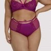 Dita Von Teese Lingerie Madame X Magenta Curve High Waist Brief