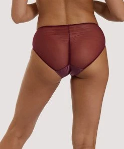 Dita Von Teese Lingerie Rosabelle Dark Cherry Brief Outlet