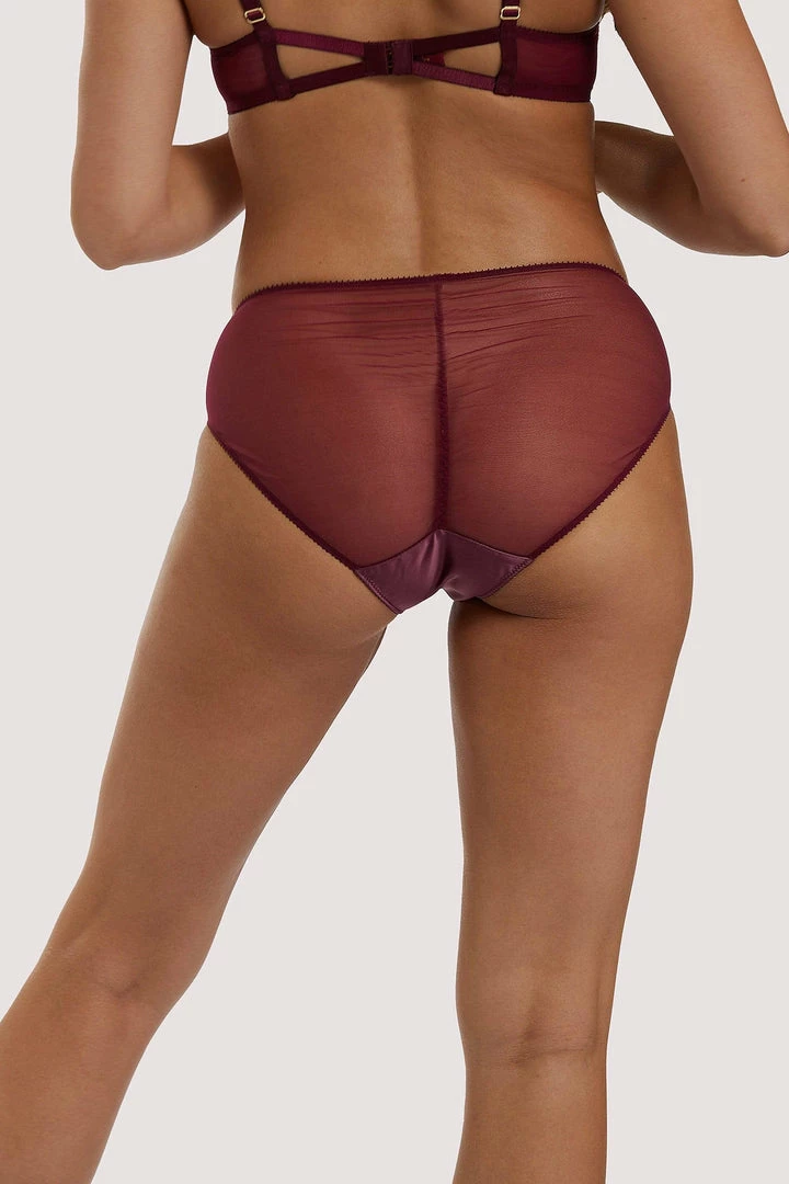 Dita Von Teese Lingerie Rosabelle Dark Cherry Brief Outlet 4 Dita Von Teese Lingerie Rosabelle Dark Cherry Brief Outlet