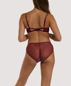 Dita Von Teese Lingerie Rosabelle Dark Cherry Brief Outlet 11 Dita Von Teese Lingerie Rosabelle Dark Cherry Brief Outlet