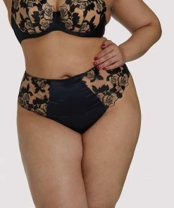 Dita Von Teese Lingerie Rosabelle High Waist Curve Thong