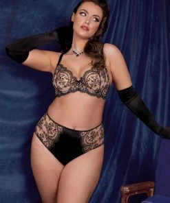 Dita Von Teese Lingerie Severine Black Curve Brief